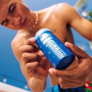 Mr. Mushies Blue Slushie Mushroom Gummies